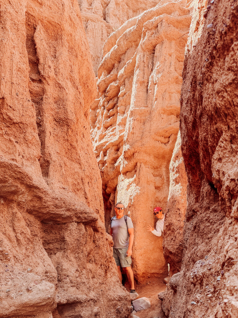 mike and our guide at kok-minok canyons