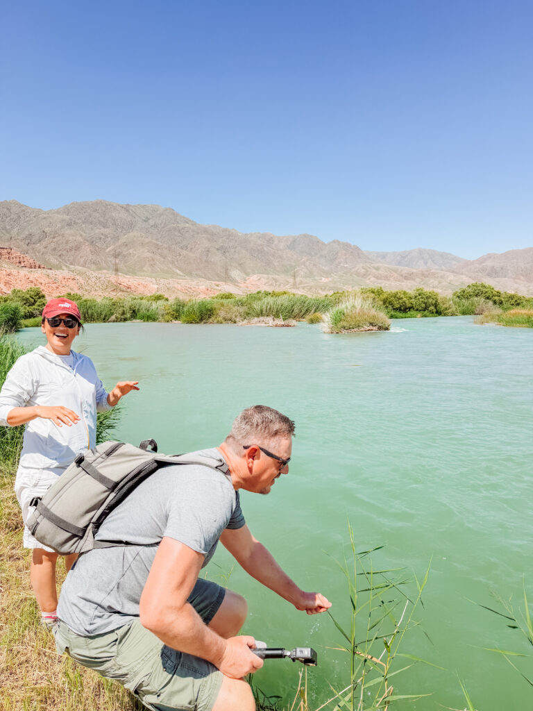 mike on our kyrgyz riders tour
