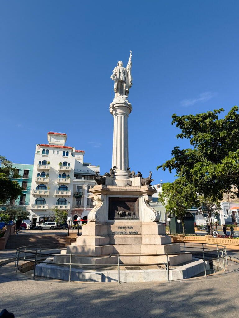 plaza colon old san juan