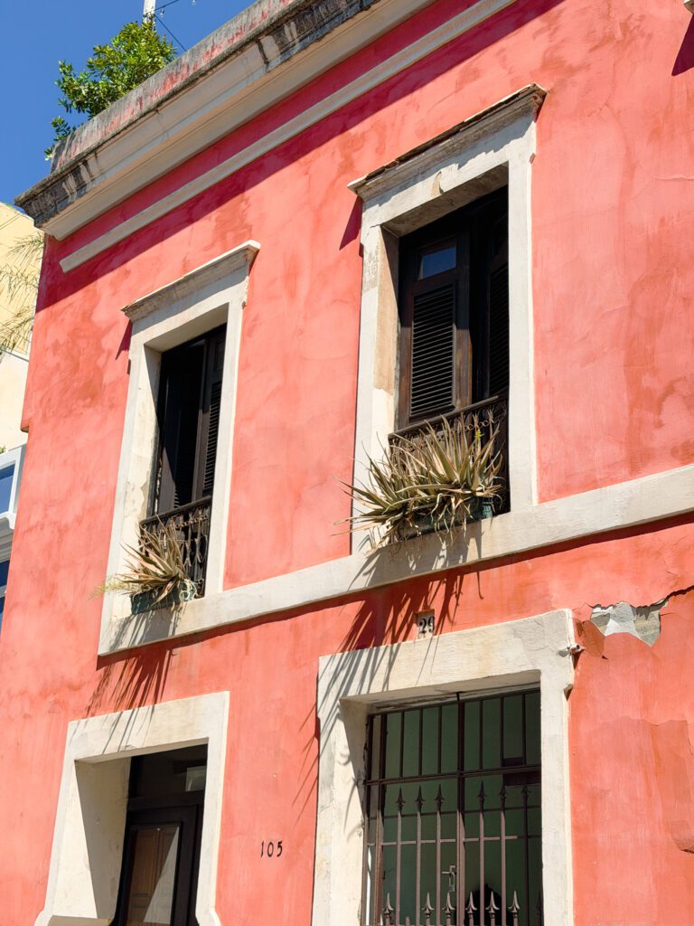 the streets are beautiful in old san juan