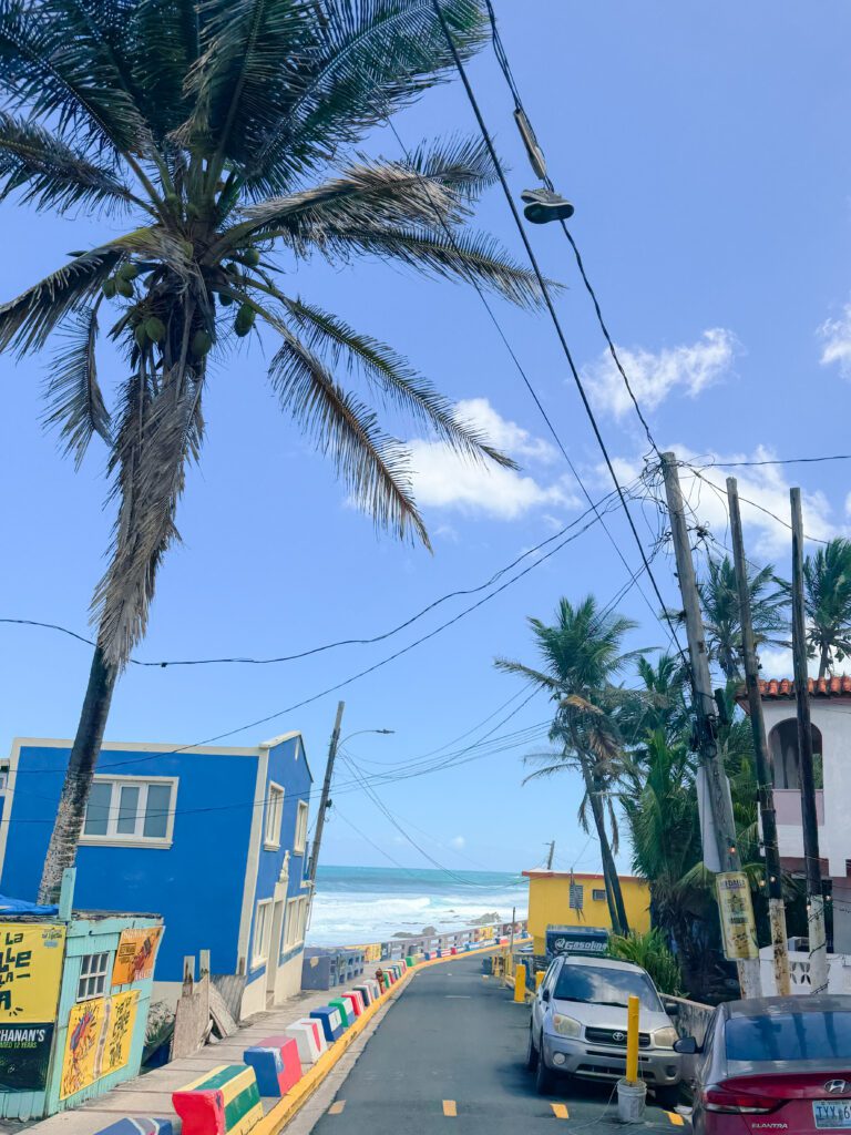 main street at la perla in old san juan