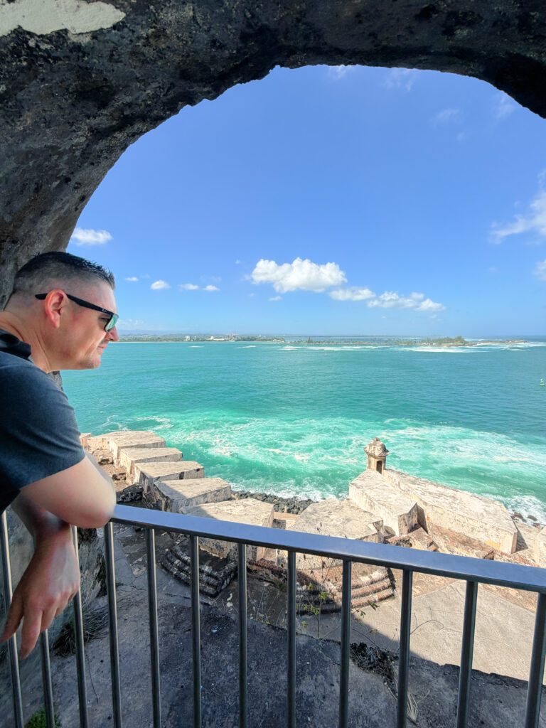 views from the fort in old san juan