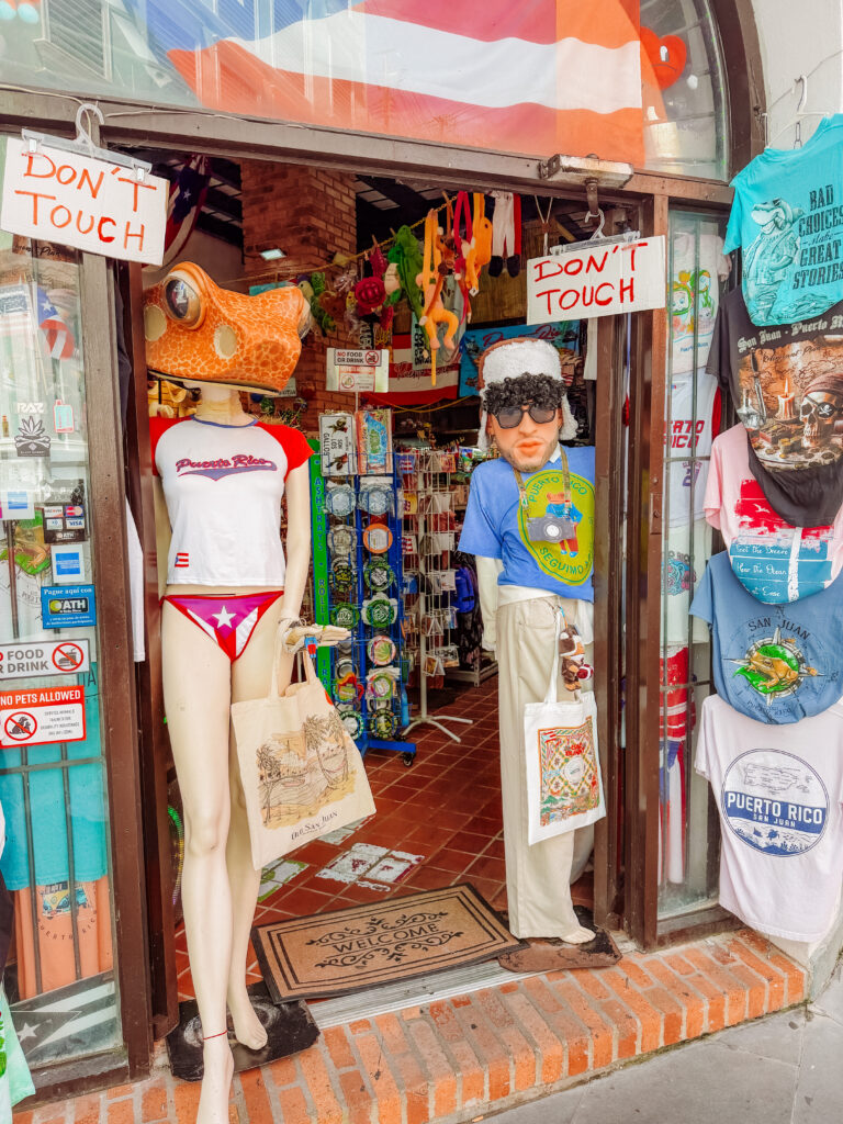 souvenir shopping in old san juan