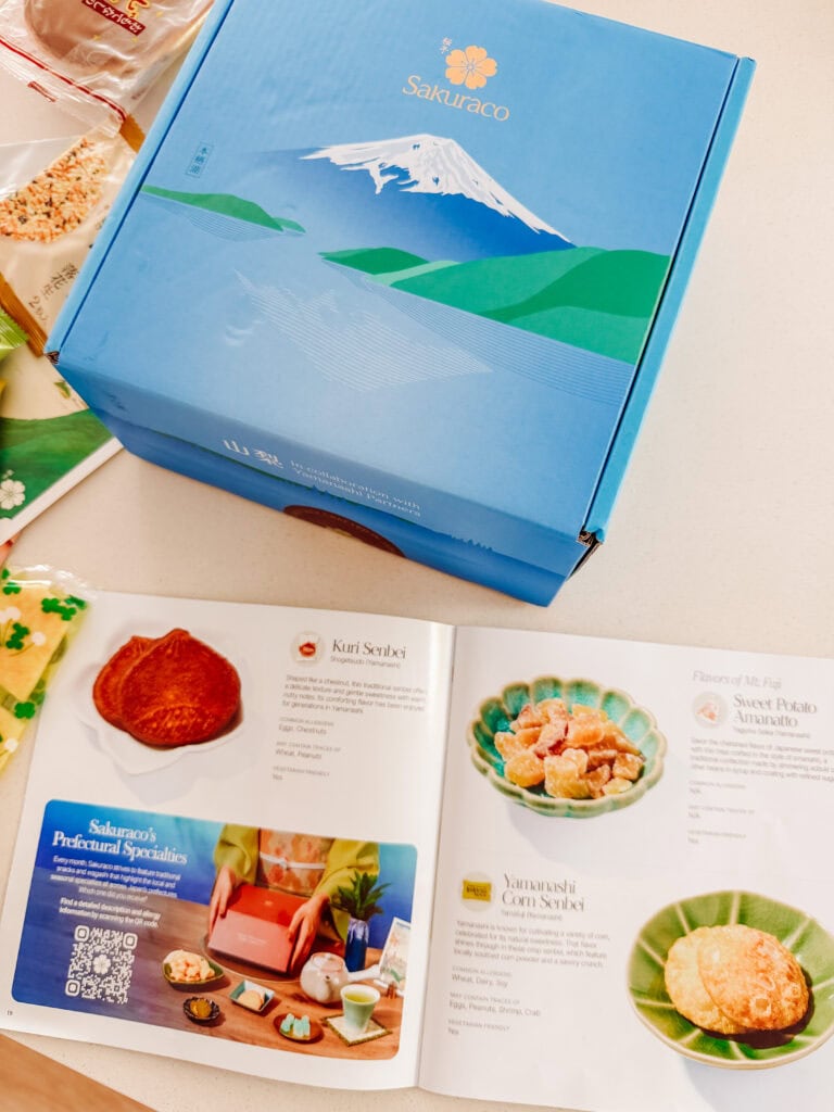 the booklet has allergen information