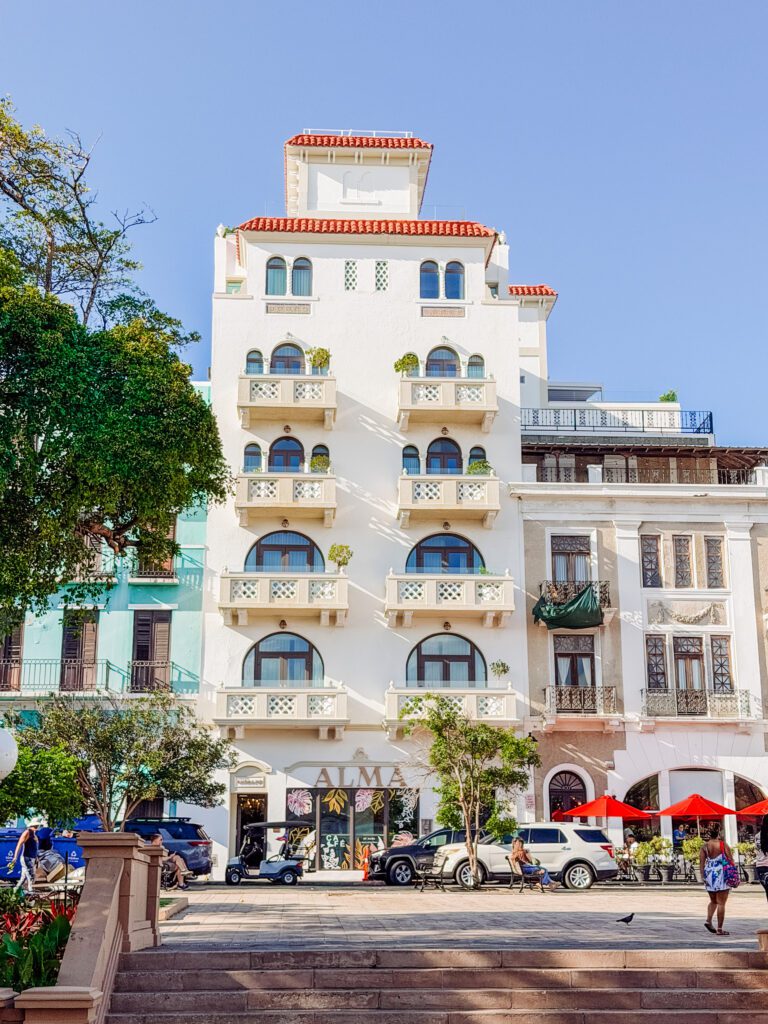 the streets are beautiful in old san juan