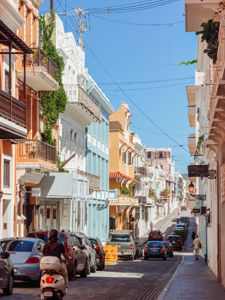 beautiful streets of old san juan
