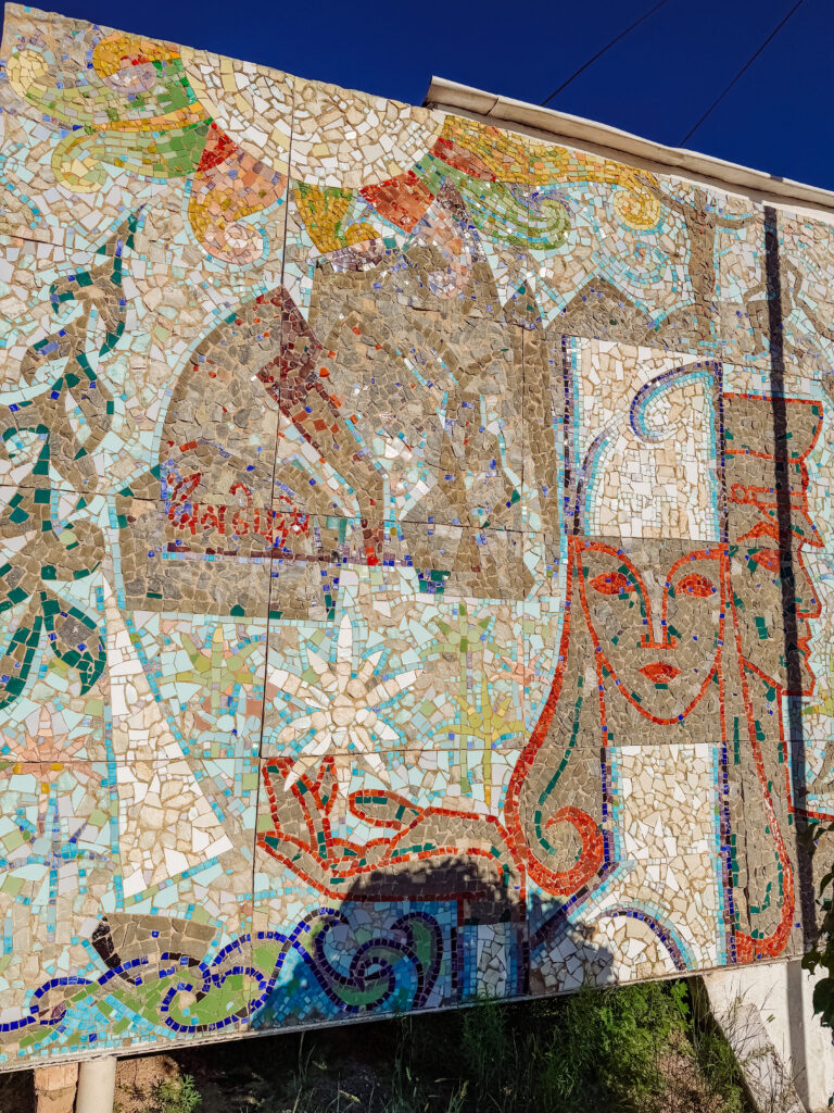 mosaics at tamga sanatorium