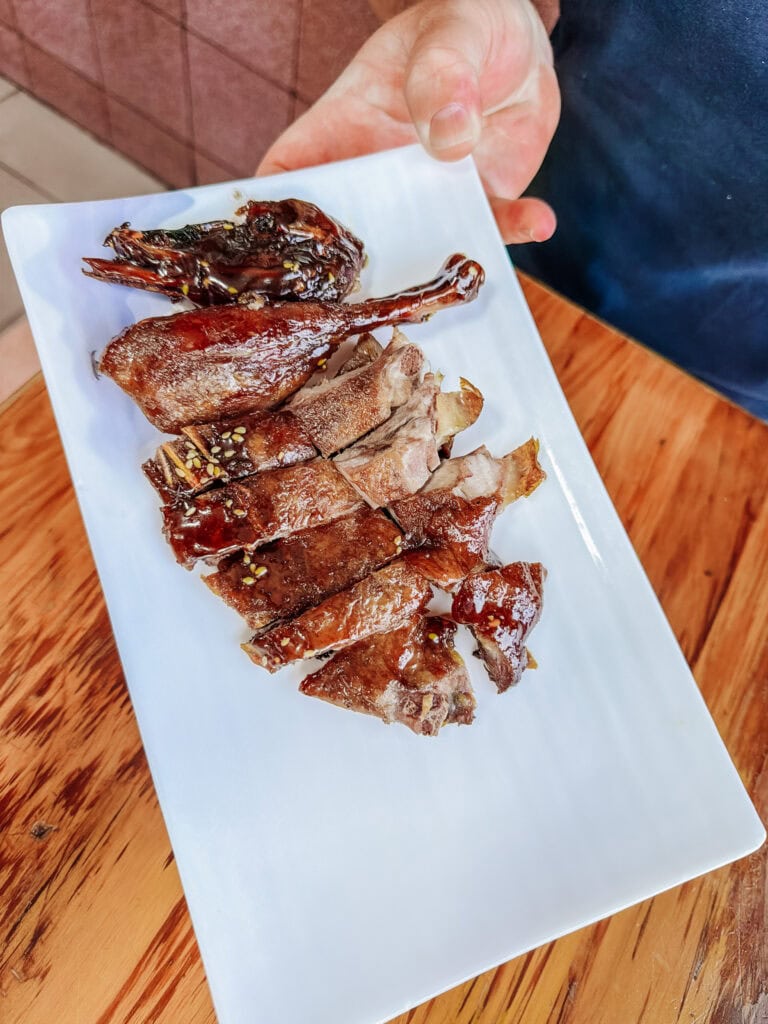 the sweet skinned duck in chengdu
