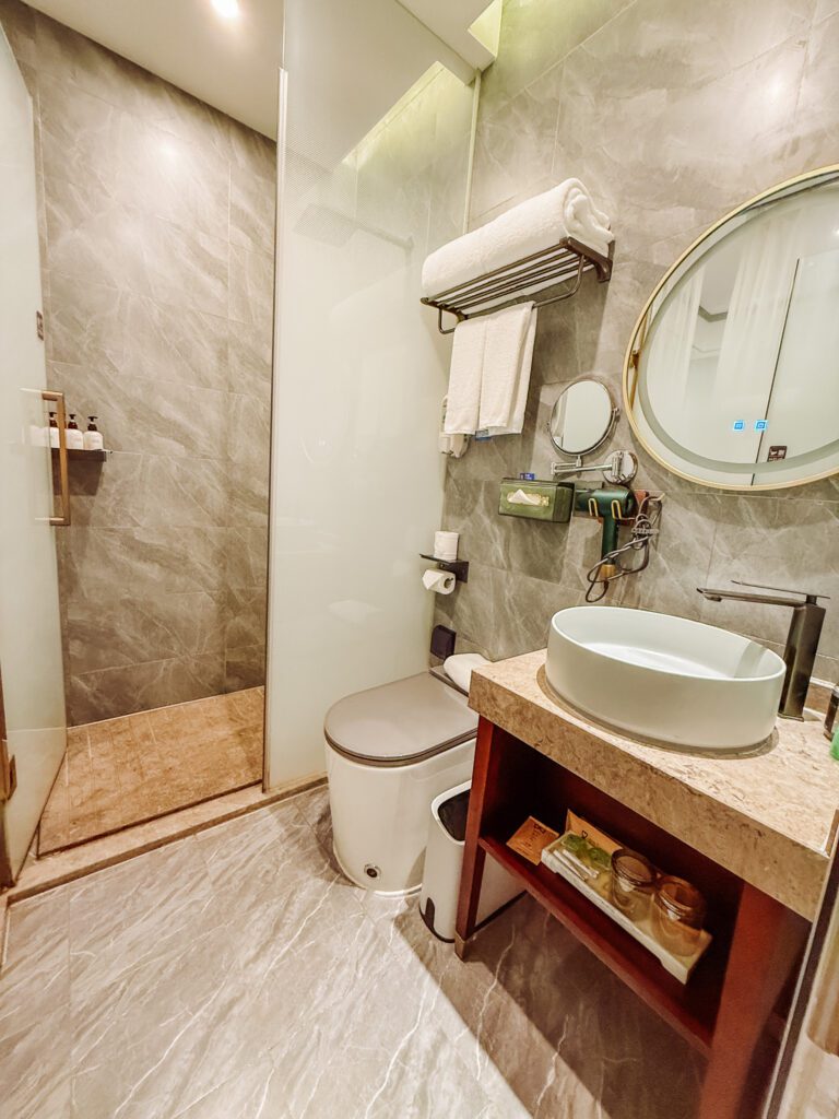 our bathroom at nostalgia s hotel chengdu